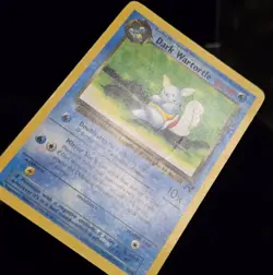 Pokemon TCG - DARK WARTORTLE - 46/82 - UNLIMITED - TEAM ROCKET 2000 - WOTC - HP - Image 2