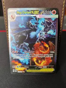 Mega Charizard x Ex 125/094 SIR Full Art Phantasmal Flames Pokemon Card CLEAN - Image 1