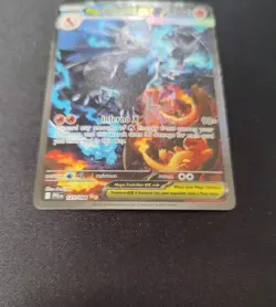 Mega Charizard x Ex 125/094 SIR Full Art Phantasmal Flames Pokemon Card CLEAN - Image 3