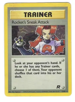 Pokemon TCG: Rocket's Sneak Attack - 72/82 - WOTC: Team Rocket - HP - Image 1