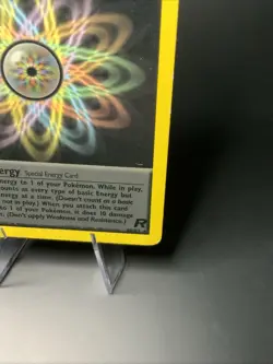 Rainbow Energy 80/82 Team Rocket Regular non holo Vintage Pokemon Card TCG MP - Image 3