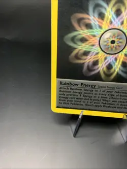 Rainbow Energy 80/82 Team Rocket Regular non holo Vintage Pokemon Card TCG MP - Image 4