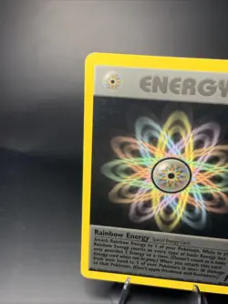 Rainbow Energy 80/82 Team Rocket Regular non holo Vintage Pokemon Card TCG MP - Image 5