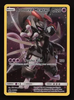 Pokemon TCG: Armoured Mewtwo SM228 English Black Star Promo Lightly Played - Image 1