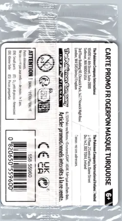 Ogerpon Masque Turquoise Pokemon GameStop Promo 024/167 FR Sealed Holo Exclusive - Image 2