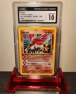2001 Pokemon Neo Revelation 1st ED #7 Ho-Oh CGC 10 - Image 3