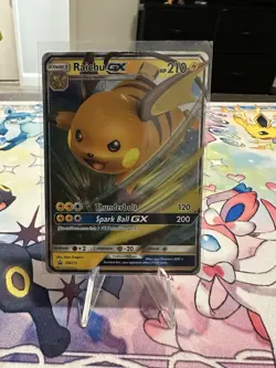 Pokemon TCG Raichu GX SM213 - Image 1