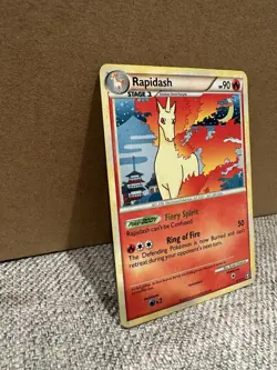 Rapidash 8/102 - Holo Rare HGSS Triumphant Pokemon - LP - Image 2