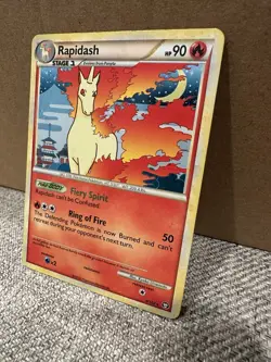 Rapidash 8/102 - Holo Rare HGSS Triumphant Pokemon - LP - Image 3