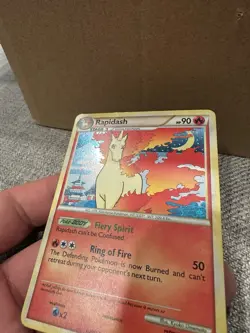 Rapidash 8/102 - Holo Rare HGSS Triumphant Pokemon - LP - Image 4