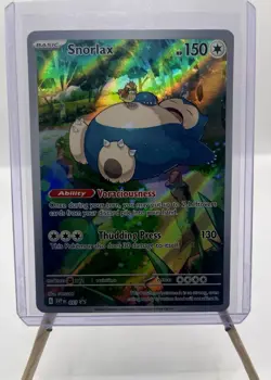 2023 Pokemon SVP En #051 SNORLAX Illustration Rare - ETB Black Star Promo💎 - Image 1