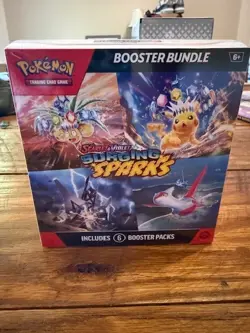 Pokemon TCG Surging Sparks Booster Bundle (6 Packs) Factory Sealed - Image 1