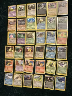 Pokemon TCG Vintage 36 Non Holo Cards 2002 2003 Common - Image 1