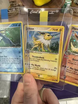 2006 Pokemon - Flareon Jolteon Vaporeon Holo Rare Pop Series 3 Lot LP-MP SWIRL! - Image 3