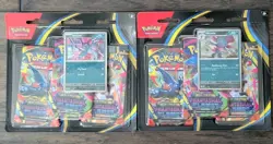Pokemon Mega Evolution Phantasmal Flames 3 Pack Blister Lot Of 2 Brand New - Image 1