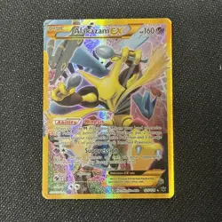 Alakazam EX XY Fates Collide Holo Pokemon Card 125/124 Full Art Secret Rare - HP - Image 1