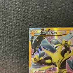 Alakazam EX XY Fates Collide Holo Pokemon Card 125/124 Full Art Secret Rare - HP - Image 3