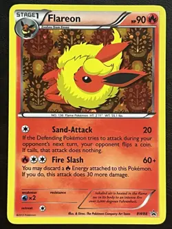 Pokemon Flareon Promo - Sylveon Collection Box - BW88 LP - Image 1