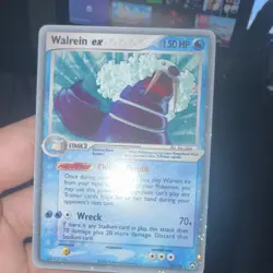 Pokemon Walrein ex Power Keepers Holo Ultra Rare 150 HP 99/108 2007 - Image 1
