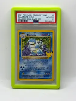 2021 Pokemon Celebrations BLASTOISE-HOLO Classic Collection #2 GEM MT PSA 10 - Image 1