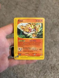 Entei - 10/147 - Pokemon Aquapolis Non-Holo Card MP - Image 1