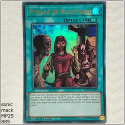 Mirage of Nightmare - MP25-EN298 - Ultra Rare 1st Edition Yugioh - Image 1