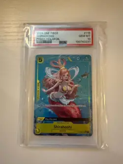 One Piece CCG Shirahoshi Alt Art Holo PSA 10 GEM MINT TCG - Image 1