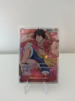 • Monkey.D.Luffy • OP01-024 SR Romance Dawn Holo Foil One Piece TCG NM - Image 2