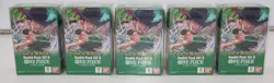 One Piece TCG Double Pack Set Vol.8 DP-08 OP12 Legacy of the Master Lot Of 5 - Image 1