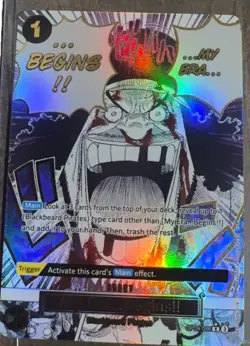 One Piece OP09-096 My Era… Begins!! Manga Alt Art English NM-MT PSA 10 Candidate - Image 5