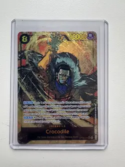 OP14-120 SEC Alt Art Crocodile English One Piece OPTCG The Seven Sea’s Azure - Image 1