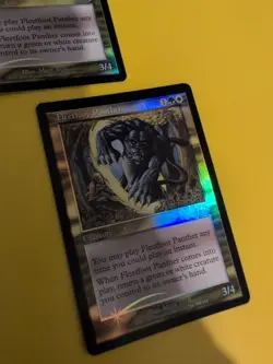 Fleetfoot Panther x2 Cat MTG 2 Card. Planeshift.OLD VINTAGE FOIL - Image 2