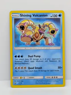 Shining Volcanion 27/73 Shiny Rare Pokemon Card - Image 1