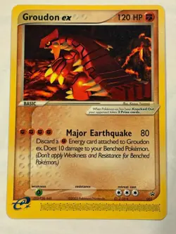 Groudon EX Nintendo Power Magazine Promo Pokemon Card 002 - Image 1