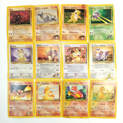 Lot of 16 Pokemon/Pocket Monsters Cards 90s-2000 *Damaged* - Image 2