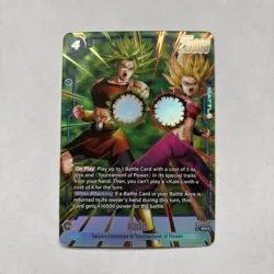 Kale, Alternate Art SR Fusion World Dragon Ball Super ccg card game - Image 1
