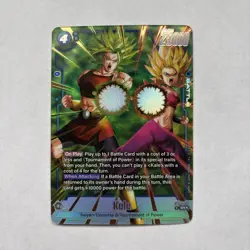 Kale, Alternate Art SR Fusion World Dragon Ball Super ccg card game - Image 2