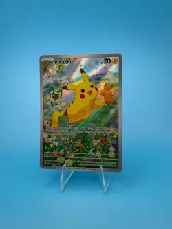 Pokemon Pikachu TCG SVP 088 Black Star Promo Card Paldea Adventure Chest - Image 1