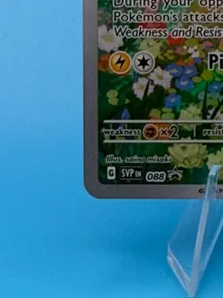 Pokemon Pikachu TCG SVP 088 Black Star Promo Card Paldea Adventure Chest - Image 5