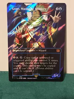 MTG English Gogo, Master of Mimicry (Borderless) (Surge Foil) NM Foil - Image 1