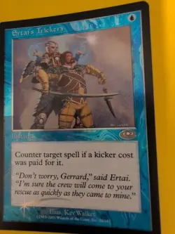 Ertai's Trickery. Instant MTG Card. Planeshift.OLD VINTAGE FOIL - Image 3