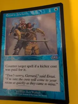Ertai's Trickery. Instant MTG Card. Planeshift.OLD VINTAGE FOIL - Image 4
