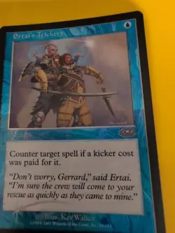 Ertai's Trickery. Instant MTG Card. Planeshift.OLD VINTAGE FOIL - Image 5