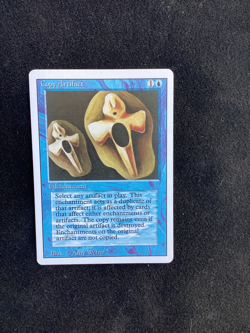 Magic the Gathering card- Copy Artifact, Revised Edition. Good condition - Image 1