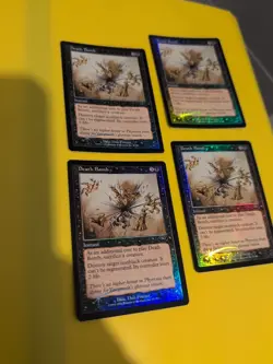 Death Bomb x4. Playset Instant MTG 4 Card. Planeshift.OLD VINTAGE FOIL - Image 1