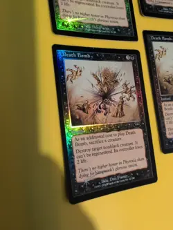 Death Bomb x4. Playset Instant MTG 4 Card. Planeshift.OLD VINTAGE FOIL - Image 3