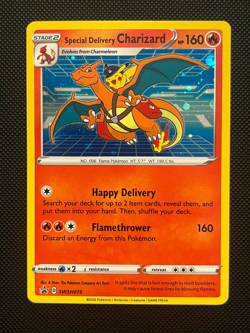 Special Delivery Charizard SWSH075 SWSH: Sword & Shield Promo Cards Holo NM - Image 1
