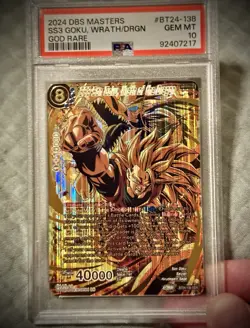 Dragon Ball Super Card Game SS3 Son Goku, Wrath of the Dragon Gdr - Image 1