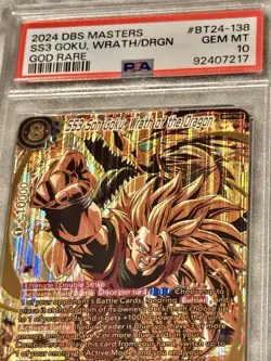 Dragon Ball Super Card Game SS3 Son Goku, Wrath of the Dragon Gdr - Image 2