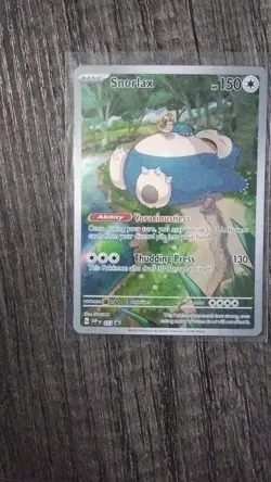 Pokemon Snorlax 051 Scarlet & Violet Promo Card Holo 150 HP - Image 1